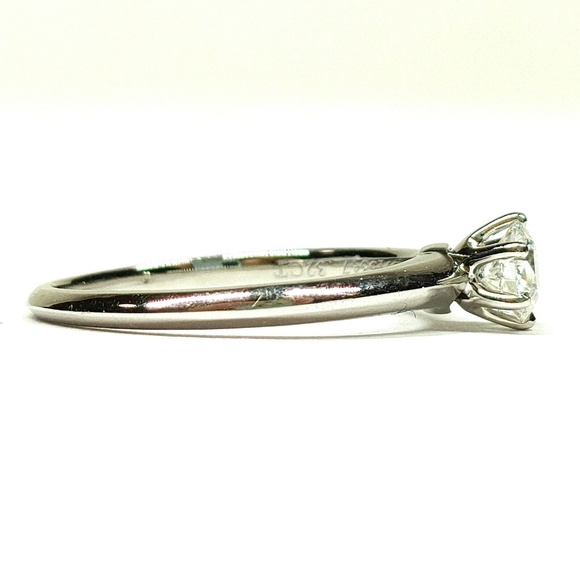 Tiffany and Co. Ring Solitaire Diamond 0.32ct Platinum 3711823 - Picture 7 of 7